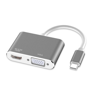 <strong>USB</strong> C to HDMl <strong>VGA</strong> Adapter <strong>USB</strong> Type-C Hub with 4K HDMl 1080P <strong>VGA</strong> - Product Image 2