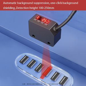 Digital display photoelectric switch <strong>sensor</strong> <strong>diffuse</strong> reflection visible strip spot conveyor belt conveyor belt <strong>sensor</strong> - Product Image 3