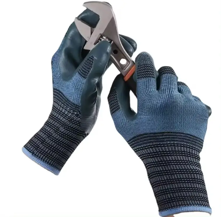 Guanti speciali goffrati in lattice guanti da lavoro assicurazione lavoro antiscivolo traspiranti guanti da lavoro