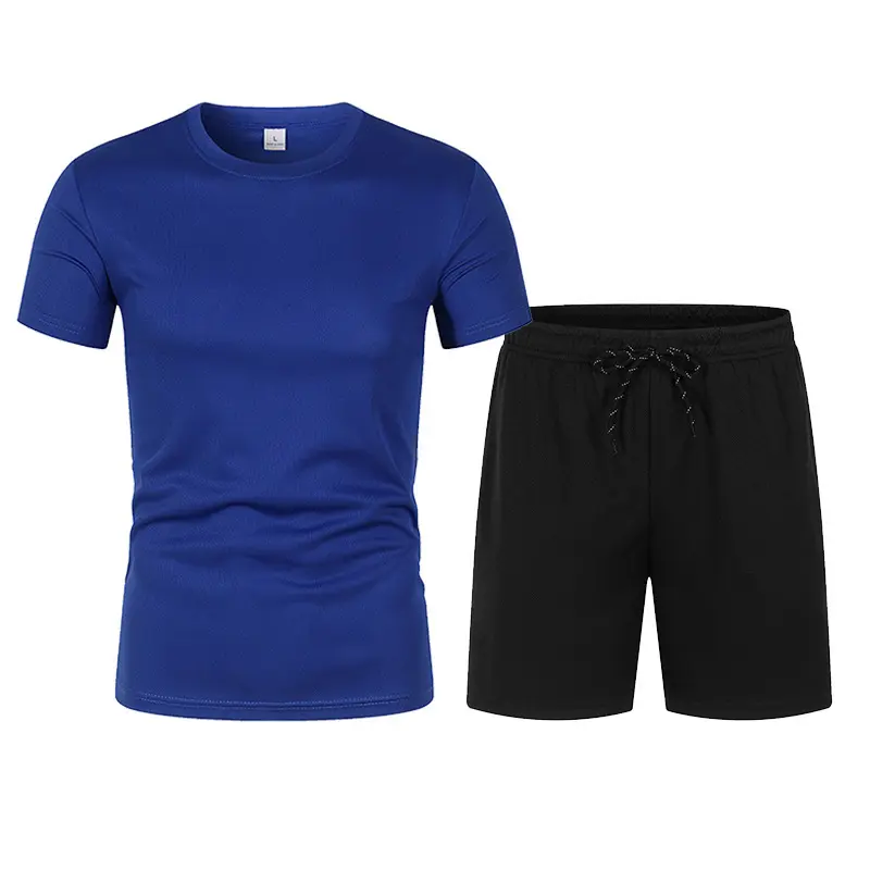 Venta al por mayor Jogging Sport Track Suits Casual Jersey 2 piezas Set Mens Chándales Pantalones cortos para hombres