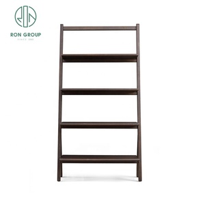 Modern tarzı oturma odası ahşap depolama kitap dolabı kitaplık kitaplık cam kitap rafı - Product Image 2