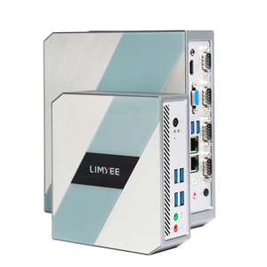 LIMYEE 4 Com Mini Pc 2 Lan Port Celeron J1900 Industrial Fanless Mini Pc X86 Win 10 I5-6200U Industrial Mini Pc Box - Product Image 3