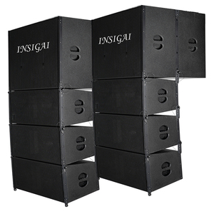 INSIGAI Custom Active Stage Profession elles Line-Array-Lautsprechers ystem Dual 8-Zoll-Mini-Passiv-und Aktiv lautsprecher 8Ohm Impedanz - Product Image 1