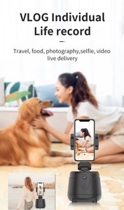 Intelligent <strong>Following</strong> and Shooting Platform Q2 Multi-compatible Intelligent Tracking Platform Mobile Phone Gimbal Btabilizer - Product Image 4