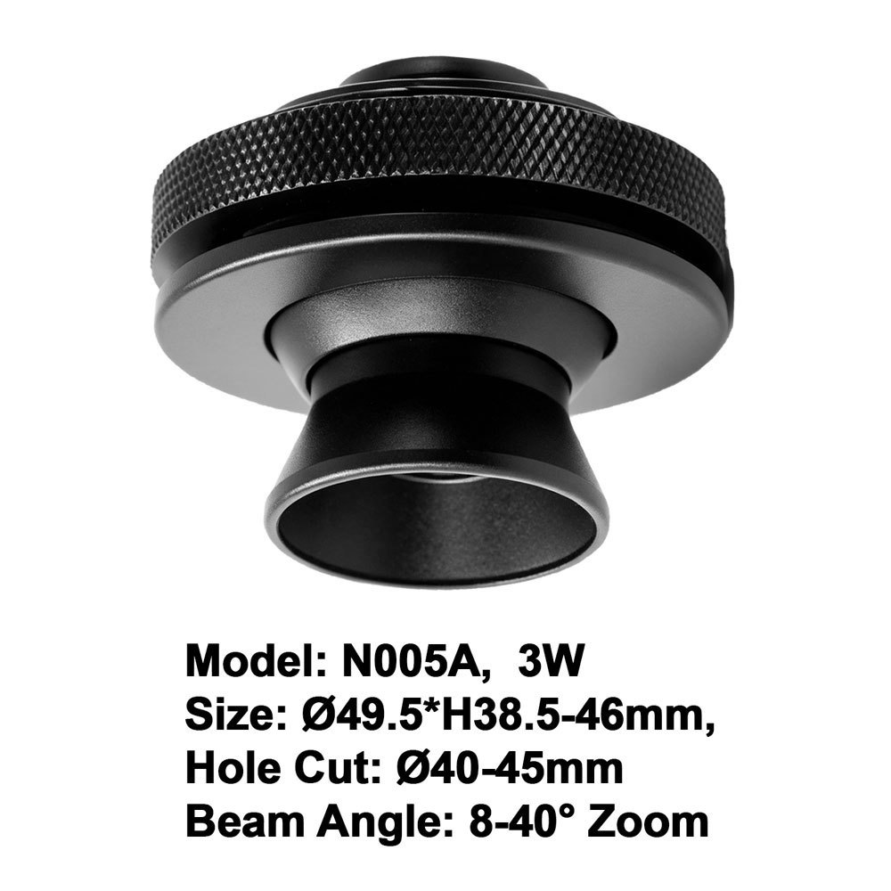 3W Trou découpé 40-45mm N005A