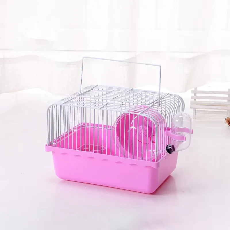 Sản xuất bán buôn sang trọng tùy chỉnh gấp giá rẻ Nhựa kim loại Acrylic hamster lồng