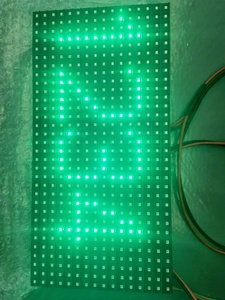 Pannello per esterno a led a singolo colore p10 modulo a led rosso blu giallo verde modulo per messaggio in esecuzione display a led - Product Image 5