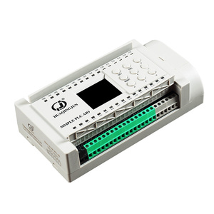 Huaqingjun 16 Eingänge 8 Ausgänge Relais ausgang SPS Analoge in gänge Ausgänge 0-20mA RS485 Modbus RTU SPS für Sensoren - Product Image 1