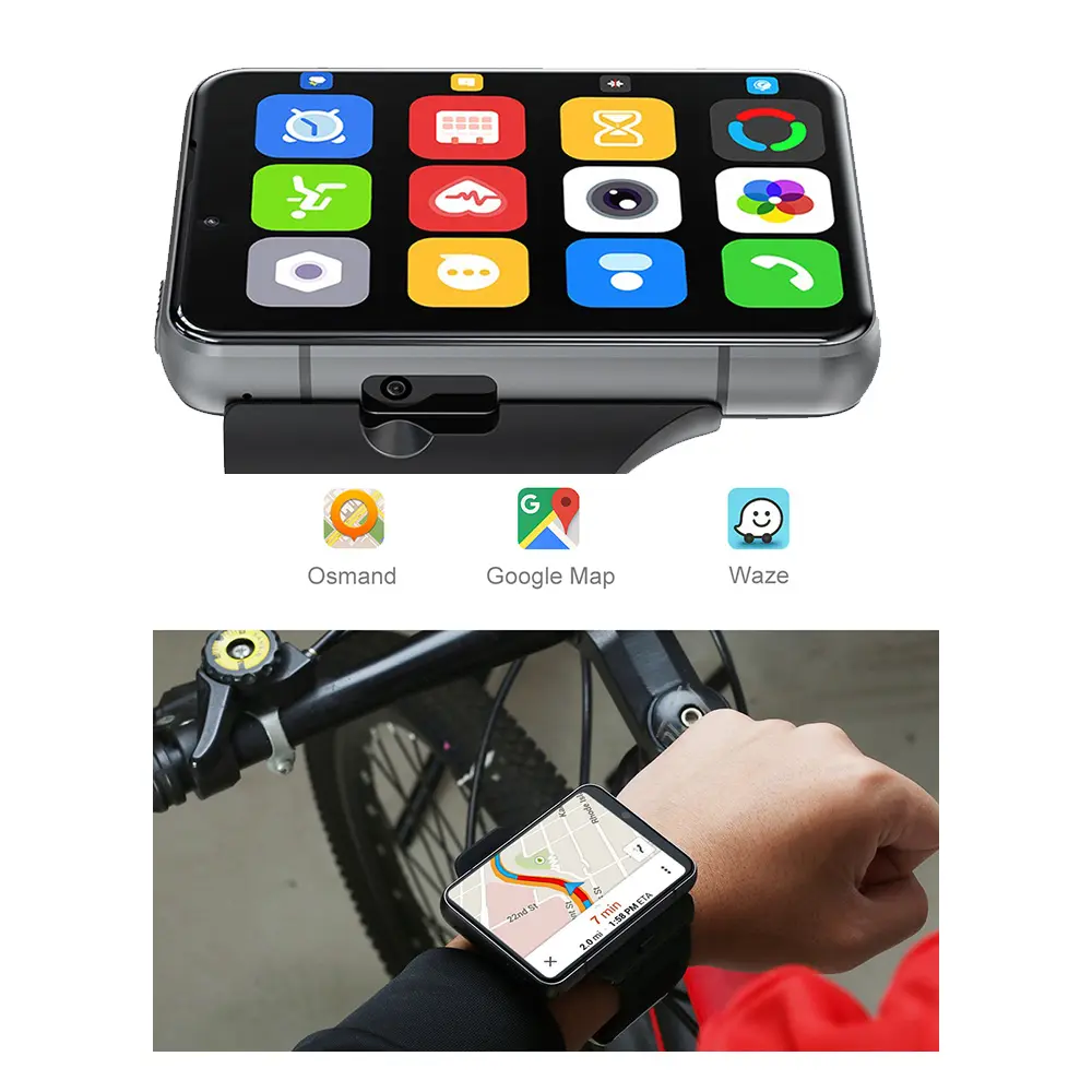 S999 Smartwatch Phone 4G 2.88 pollici schermo Android 4GB 64GB 5MP fotocamera 640*480 IPS batteria 2300mah Smartwatch