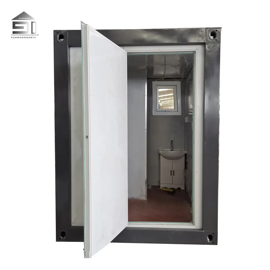 Toilette portative de conception moderne de prix bas Offre Spéciale d'usine avec la cabine mobile de toilette de douche