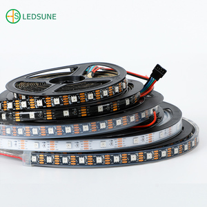 RGBIC 12V WS2812b שדרוג גרסה WS2815 חכם RGB דיגיטלי IP20 IP65 IP67 IP68 DC12V מיעון 30 60 144 פיקסל <span class=keywords><strong>led</strong></span> רצועת אור - Product Image 1