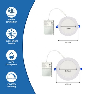 3 4 6 7 8 11 inç dim Cct Led gömme gofret Cob ayarlamak Downlight tasarım Spot işık paneli Pot ışıkları Downlight - Product Image 4