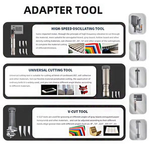 Ruk mbc מתנד סכין <span class=keywords><strong>cnc</strong></span> מכונת-iso9001 אין חיתוך עובש עבור נייר דבש & קרטון תיבת prototyping - Product Image 5