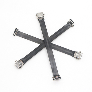 专业FPC柔性USB充电90度C型公对母移动电源接线 - Product Image 4