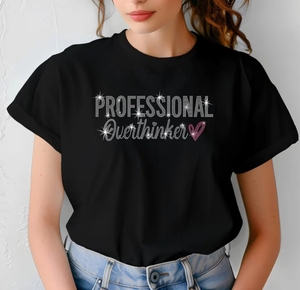 仙女快乐复活节卡通定制t恤形象女式棉准备发货水钻设计t恤 - Product Image 6