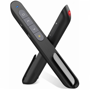 Presentatore Wireless pagina Laser rossa penna di tornitura controllo del Volume presentazione PPT USB 2.4GHz puntatore PowerPoint Mouse telecomando - Product Image 2