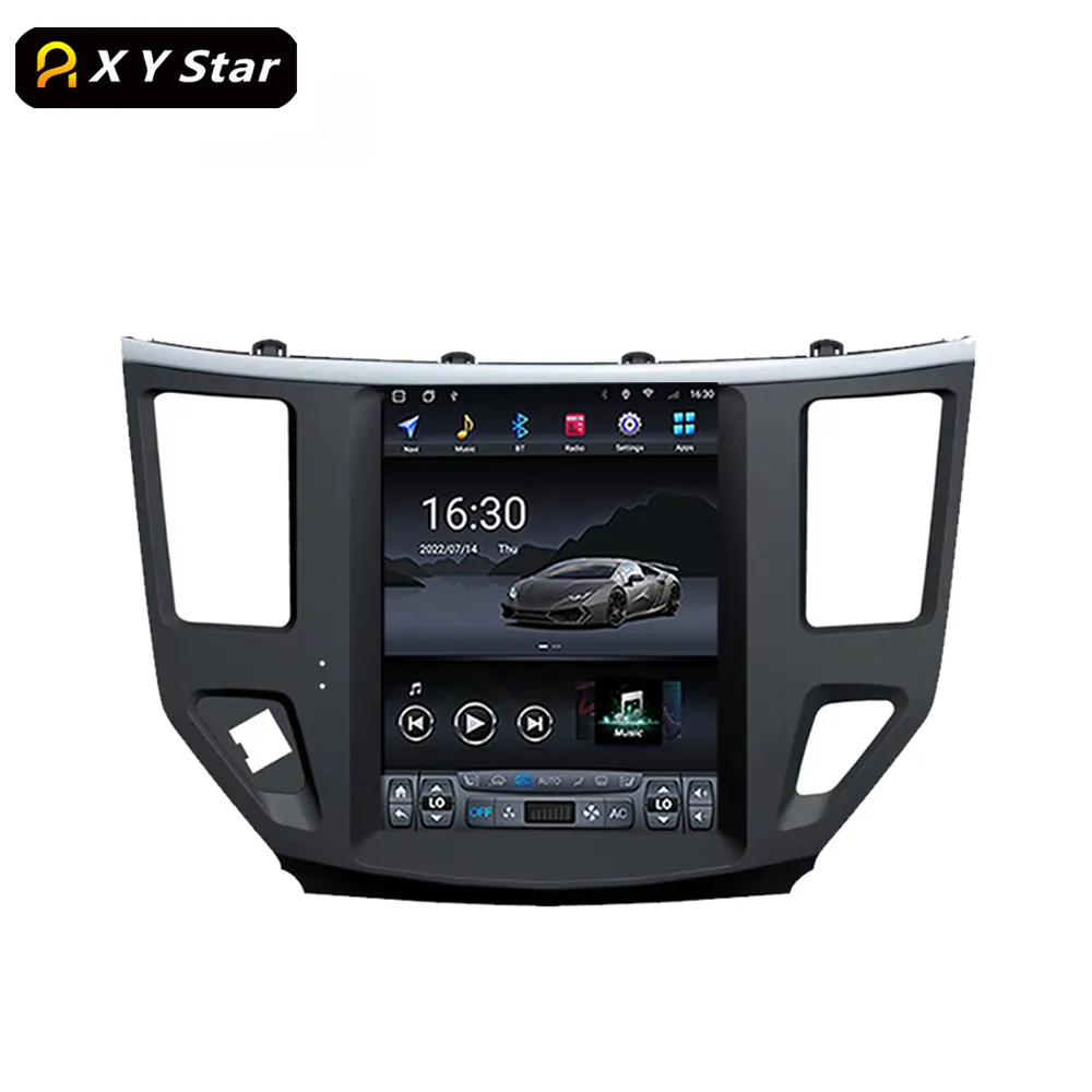 XYstar 테슬라 스타일 10.4 인치 안드로이드 Gps 네비게이션 스테레오 자동차 비디오 자동차 Dvd 플레이어 닛산 패스 파인더 2013 수직 화면