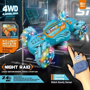 4WD Off Road RC Car - Remote Control Stunt <strong>Drift</strong> Vehicle with <strong>Watch</strong> Control, All Terrain Toy Car for Adults Kids - Product Image 3