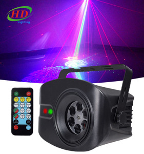 Ktv חג המולד & hallueen דיסקו הוביל אור Rgbw אור שלב אפקט קול שליטה אוטומטי אורות לייזר