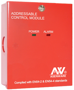 Módulo de Control de fuego direccionable, sin polaridad, 2 cables, para planta eléctrica y sistema de alarma de fuego - Product Image 2