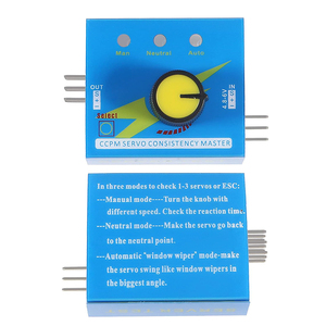 Cho 3CH kỹ thuật số đa servo Tester ECS RC nhất quán ccmp chủ tốc độ điều khiển Checker điều chỉnh chỉ đạo bánh Tester - Product Image 4
