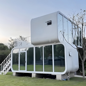 Ce chứng nhận 20ft 40ft thép khách sạn Modular prefab Tiny Homes container văn phòng xây dựng cửa hàng xách tay Apple Pod di chuyển cabin - Product Image 6