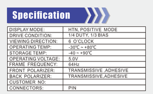 Pannello Display LCD e modulo personalizzato monocromatico segmento Lcd produttore vendita di codice segmento personalizzato - Product Image 5