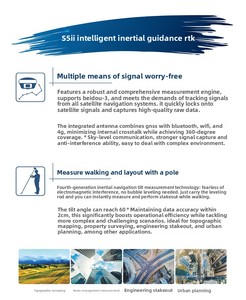 Stonex s5ii rtk khảo sát cụ gnss Receiver cho điện thoại di động GPS bản đồ trạm - Product Image 4