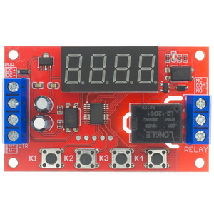 DC 5V 12V 24V 10A modulo relè di ritardo di tempo regolabile LED relè di temporizzazione digitale Timer - Product Image 3