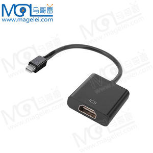 Mini DP Displayport to <strong>HDMI</strong> Adapter DP to <strong>HDMI</strong> Male to Female Converter Cable