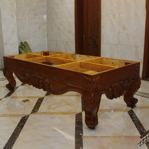 Sang Trọng 9ft Rắn Gỗ Bàn Hồ Bơi Với Đầu Sư Tử Khắc Snooker & Bàn Bida - Product Image 5