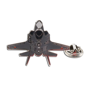 Cá nhân hoá biểu tượng tùy chỉnh tùy chỉnh giá tốt kim loại huy chương men cứng đầy máy bay trẻ em ly hợp máy bay ve áo Pin - Product Image 4