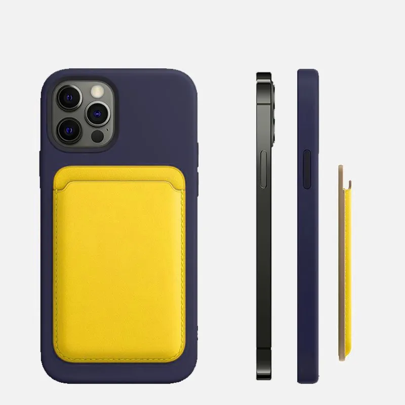 Лидер продаж, кожаный бумажник со встроенным магнитным чехлом N52, чехол из искусственной кожи с держателем для карт для iphone 12 mini 12 pro max