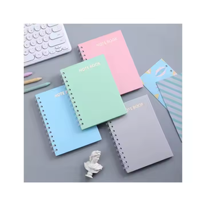 New Design A6 <strong>Notebook</strong> B6 Horizontal Line Notepad <strong>Color</strong> Cover Coil <strong>Note</strong> Book - Product Image 5