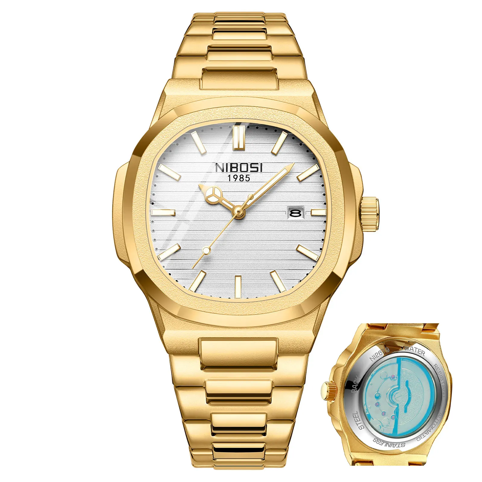 Gold White