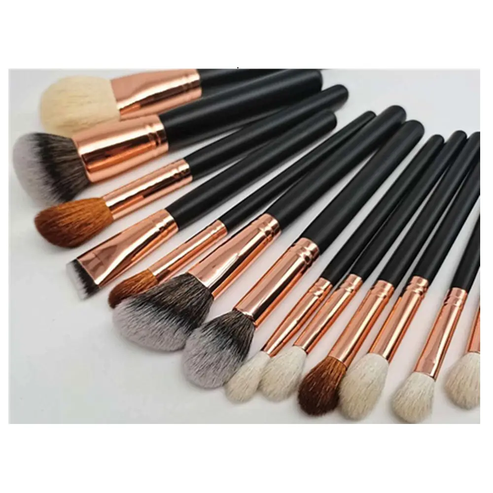 YRX S007 20 Stück Roségold Profession elles Kosmetikpinsel-Set go Pro Makeup Brush Set
