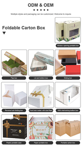 8x6x4 karton kağıt kutuları posta ambalaj nakliye kutusu oluklu karton - Product Image 4