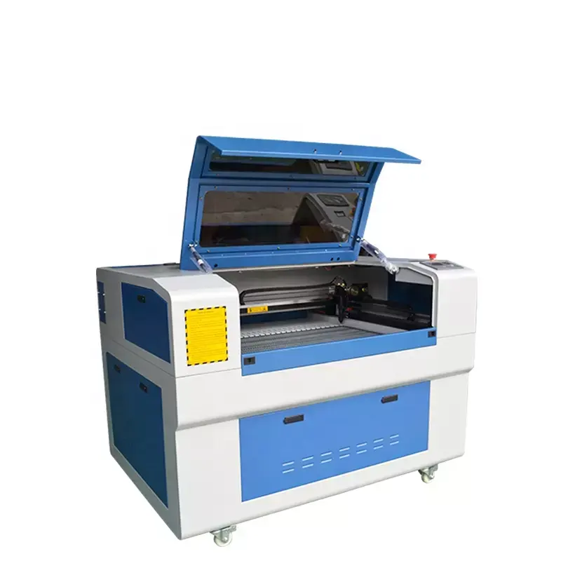 Máquina de gravação a laser de couro co2, 60w 80w 100w