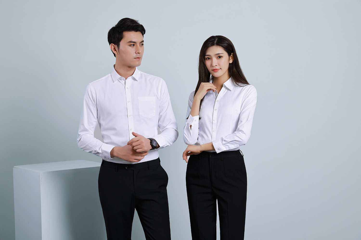 White ultra fine twill