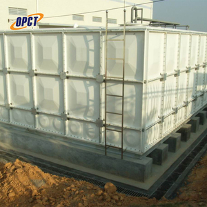 50m3 ถังน้ำดับเพลิงFRP/GRP Pressedแผงสี่เหลี่ยมผืนผ้าน้ำถัง - Product Image 6