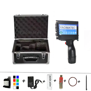 Yaomatec 25.4mm bir inç Metal yazıcı el termal etiket etiket seri yazıcı son kullanma tarihi mürekkep püskürtmeli BASKI MAKİNESİ - Product Image 6