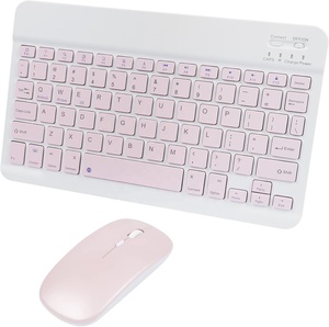 <strong>2025</strong> Hot Selling <strong>Multi</strong>-colors 10 Inch Wireless Bluetooth <strong>Keyboard</strong> and Mouse Combos Sets for IPad Iphone Smartphone Tablet PC - Product Image 6