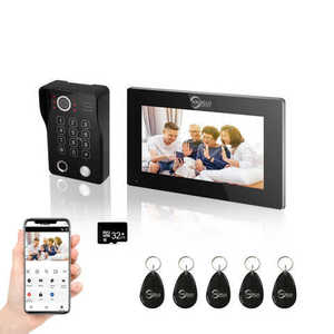 Anjielo RFID unterstützt WiFi-und HD-Video-Intercom-Türklingel system für Mobiltelefone mit fünf Türöffnungen - Product Image 2