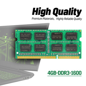 Mehrfach frequenz Laptop RAM DDR3 4GB 1333MHz 1600MHz RAM Doppelseitiger 16-Chip-Laptop-Speicher-RAM