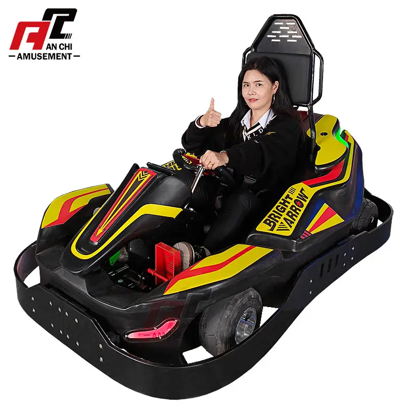 Precios de coche Go Kart de alta velocidad de fábrica batería potente eléctrico jóvenes un asiento Carreras Go karts adultos karting Kart precio