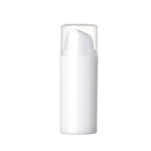 Lüks degrade rampa 15ml 30ml 50ml beyaz plastik boş losyon havasız şişe losyon pompası