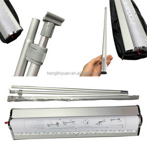 Hình ảnh tùy chỉnh ngoài trời cuộn biểu ngữ hiển thị giá pullups con lăn có thể thu vào biểu ngữ đứng - Product Image 1