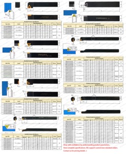 Tcmt tcgt chèn tùy chỉnh OEM Đường kính ngoài công cụ nhỏ cuối khuôn mặt/chamfer/bên ngoài chuyển công cụ chủ thoải mái xử lý - Product Image 5