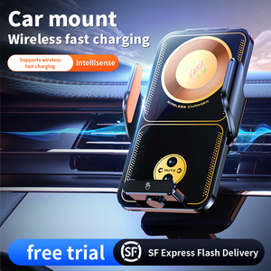 ワイヤレス充電器付き車用2025 3 in 1ワイヤレス充電器ステーション15W磁気D1S電話ホルダー - Product Image 4