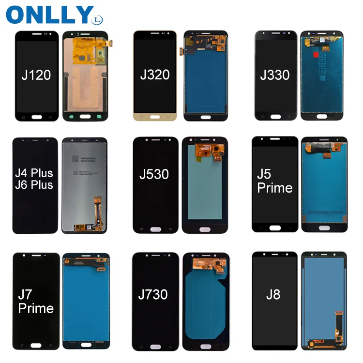 Pantalla LCD para Samsung Galaxy J1, J260, J3, J4 Plus, J5, J7, J8, 2015, 2016, 2017, 2018, J120, J530, J730, J320